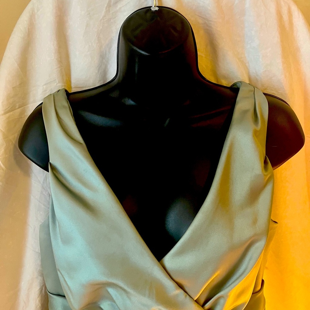 Mother of the bride dress olive green
